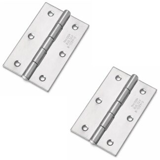 2 stukken hoogvarig scharnier met schroef, B-1059-2, maat: 76 mm, van TAKIGEN, laadcapaciteit: 10 kg (22 lbs). Productfoto