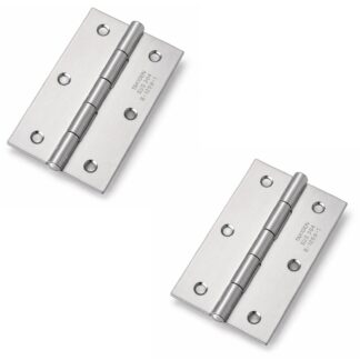 2 stukken hoogwaardige schroefscharnier, B-1059-1, maat: 89 mm, van TAKIGEN, laadvermogen: 13 kg (29 lbs). Productfoto