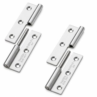 2 stukken hoogwaardige posterscharnier, B-1004-2-L, hoogte: 64 mm, van TAKIGEN, laadcapaciteit: 10 kg (23 lbs), versie: links. Productafbeelding