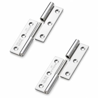 2 stukken hoogwaardige posterscharnier, B-1004-2-R, hoogte: 64 mm, van TAKIGEN, laadcapaciteit: 10 kg (23 lbs), versie: rechts. Productafbeelding