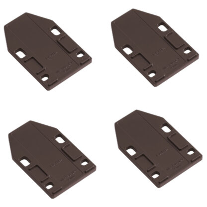 4-delige afstandsplaat ML-120-DP4-BR, 70 mm (2-3/4") van Sugatsune, bruin. Product afbeelding