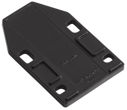 4-delige afstandsplaat, gemaakt van polyacetaal, oppervlak: zwart, 70 mm (2-3/4"), ML-120-DP4-BL. Compensatieplaat voor magnetische druksluitingen ML-120BR, ML-120W en ML-120BL van Sugatsune, van Sugatsune / LAMP® (Japan) - Afbeelding 5
