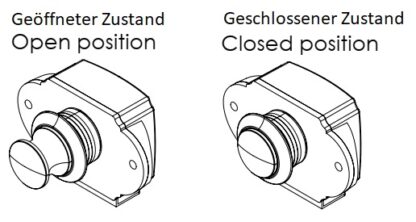 Robuuste drukknopsluiting met handgreepfunctie, gemaakt van ABS, oppervlak: verchroomd, uitvoering: rond, 14.03.047-0. Compacte drukknop voor caravan, jacht, caravan, boot, kastdeur, lade en nog veel meer, van SISO Denmark - Afbeelding 5