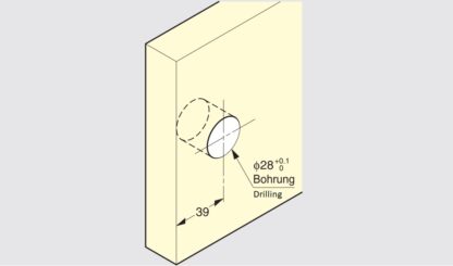 Hoogwaardige drukknoop met handvatfunctie, gemaakt van messing, oppervlak: goudkleurig, glanzend gepolijst, uitvoering: rond, TLP-G en TLP-LBM(W). Stevige drukknoop voor caravan, jacht en nog veel meer, van Sugatsune / LAMP® (Japan) - Afbeelding 4