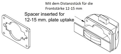 Hoogwaardige drukknoop met soft-close en handgreepfunctie, gemaakt van zamak, oppervlak: zwart, design: rechthoekig, 14.03.043-0. Stevige drukknoop voor caravan, jacht, privévliegtuig en nog veel meer, van SISO Denemarken - Afbeelding 8