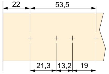 2 stuks elegante kliksluitingen, oppervlak: zwart, 62 mm (2-7/16"), uitvoering: niet-magnetisch, 2033817. Stevige push-to-open sluiting voor meubeldeuren, kastdeuren, kleppen en nog veel meer, van EMUCA - Afbeelding 3