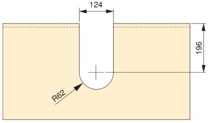 Gebogen sifonuitsparing, gemaakt van kunststof, oppervlak: wit, 3044415. sifonbescherming voor wastafel, keukenkast, badkamerkast, sifon, afvoer en nog veel meer, van EMUCA - Afbeelding 3