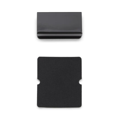 Contraplaat voor glasdikte 6 mm (15/64"), met handgreepfunctie K-150B en K-130-P6, 40 mm (1-37/64") van Sugatsune, zwart. Product afbeelding