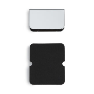 Tegenplaat voor glasdikte 6 mm (15/64") K-110CR en K-110-P6, 35 mm (1-3/8") van Sugatsune, verchroomd. Product afbeelding