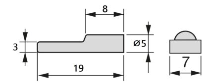 20 stuks hoogwaardige bakbodemdragers, gemaakt van staal, oppervlak: vernikkeld, 5062107. plankdragers voor rijen gaten, planken, planken, kastplanken, planken en nog veel meer, van EMUCA - Afbeelding 2