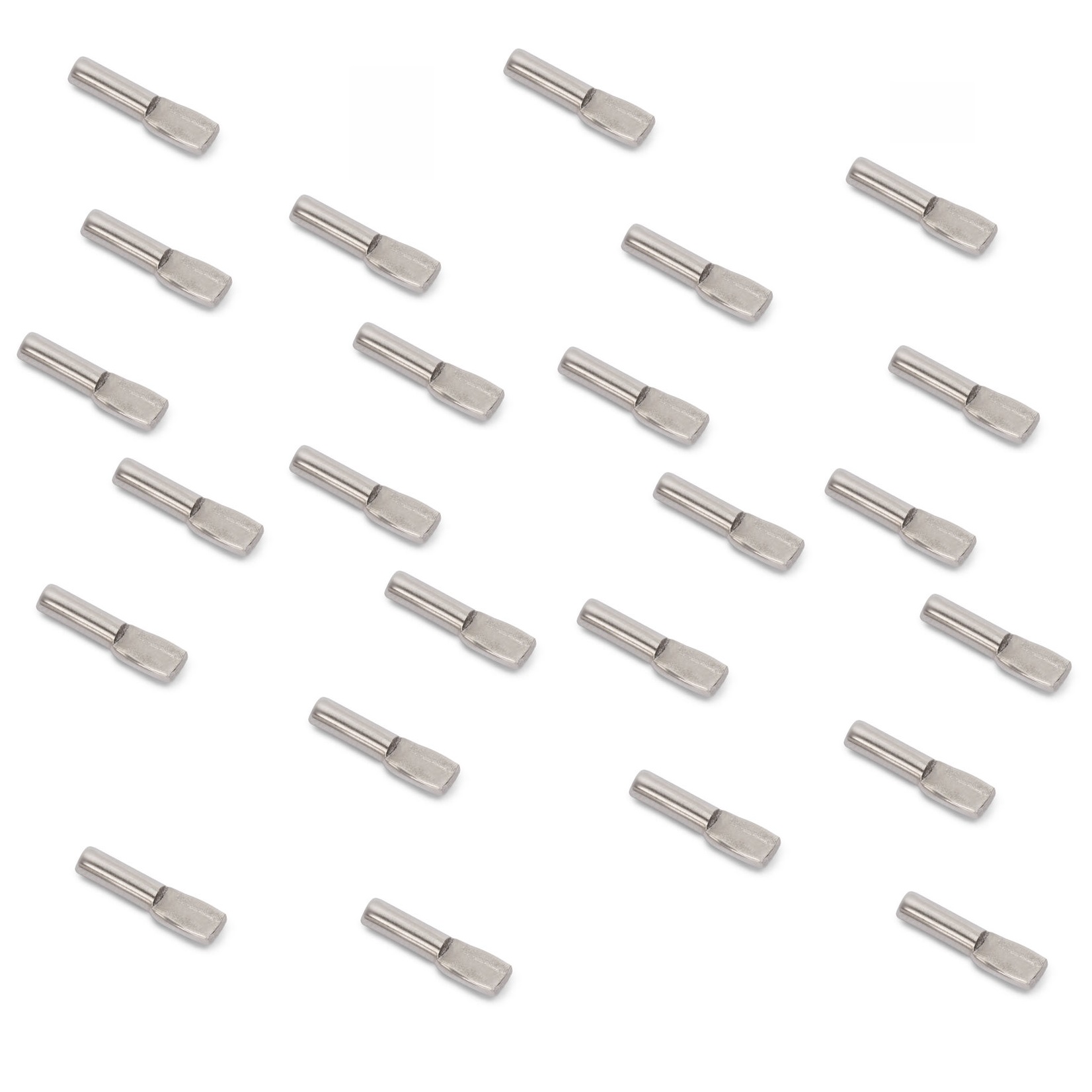 20 stuks hoogwaardige kuipplankdragers, gemaakt van staal, oppervlak: vernikkeld, 8049707. plankdragers voor rijen gaten, planken, planken, kastplanken, planken en nog veel meer, van EMUCA