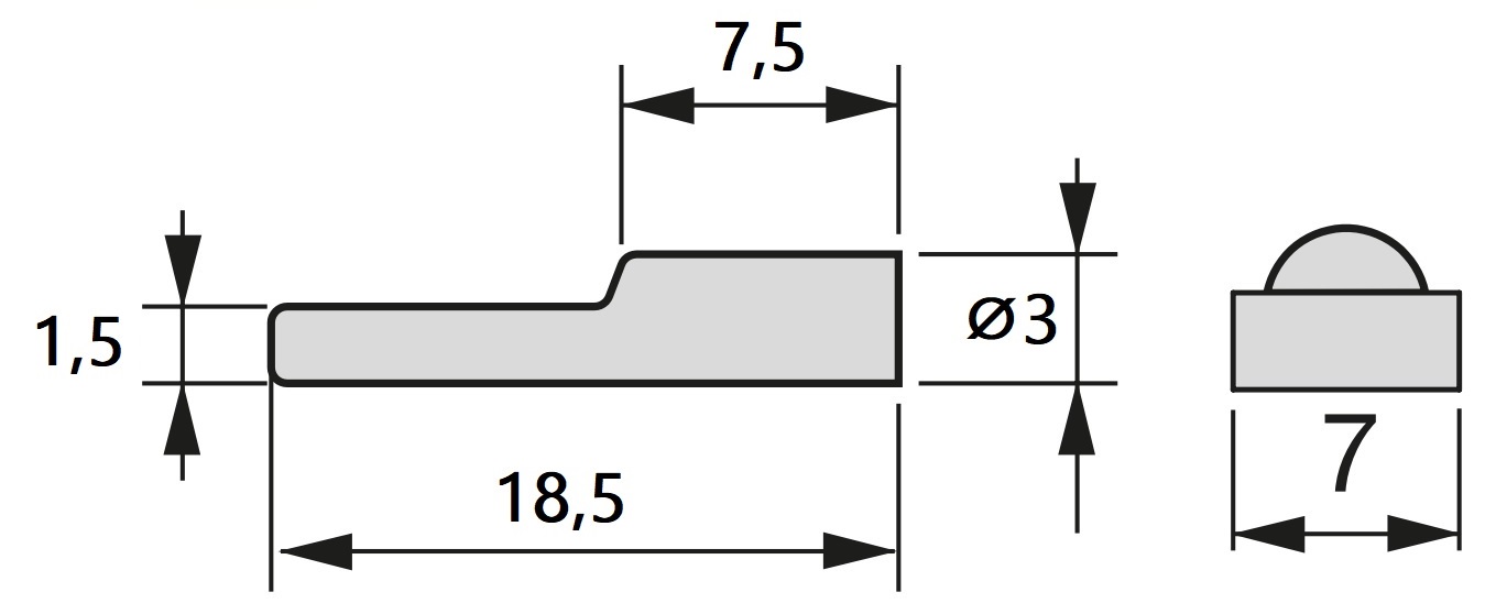 20 stuks hoogwaardige kuipplankdragers, gemaakt van staal, oppervlak: vernikkeld, 8049707. plankdragers voor rijen gaten, planken, planken, kastplanken, planken en nog veel meer, van EMUCA - Afbeelding 2