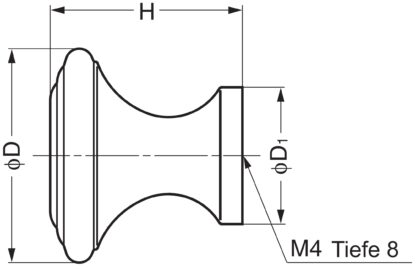 Hoogwaardige messing meubelknopgreep, oppervlak: glanzend gepolijst, 25 mm (1") KHE103-25PB. Messing handvatknop voor lade, meubeldeur, keukenkast, kantoorkast en nog veel meer, door Sugatsune / LAMP® (Japan) - Afbeelding 2