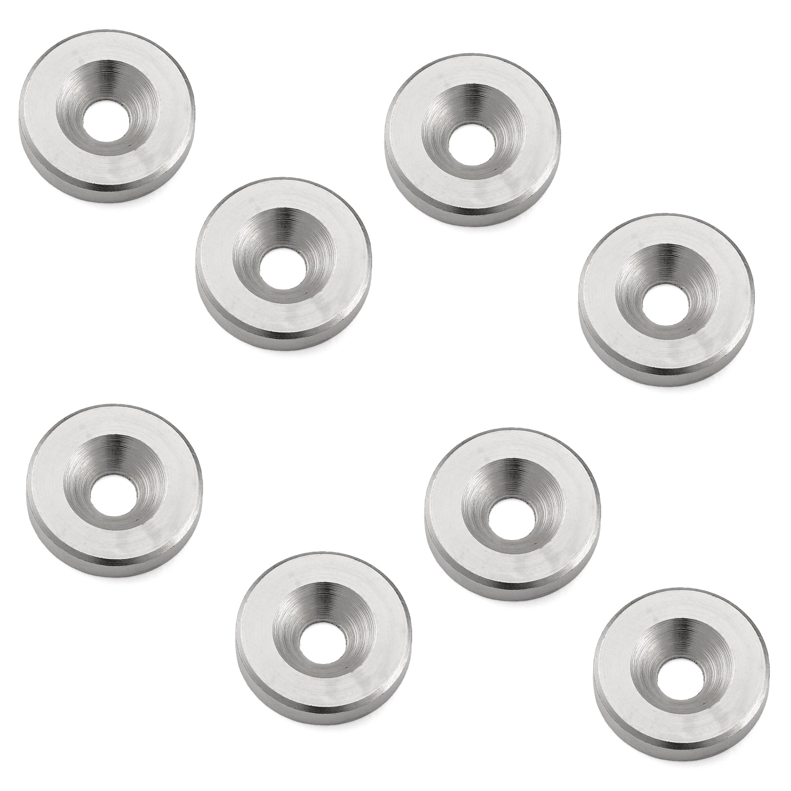8 stukken ronde magnetische contraplaat, W12, diameter: ⌀15 mm, door Sugatsune, vernikkeld. Product afbeelding