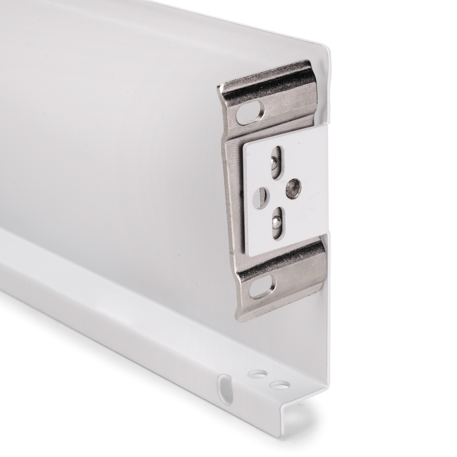 Ladeset, met extra dunne frames, hoogte: 88 mm (3-15/32"), oppervlak: wit, 490 mm (19-19/64"), versie: gedeeltelijke verlenging met openduw, 3275412. ladeset voor keukenmeubels en nog veel meer, door EMUCA - Afbeelding 3