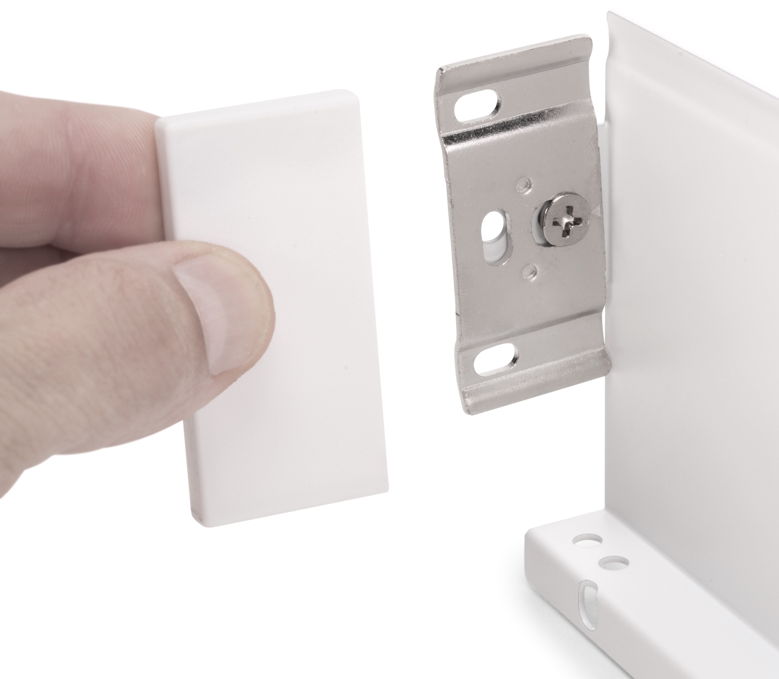 Ladeset, met extra dunne frames, hoogte: 88 mm (3-15/32"), oppervlak: wit, 400 mm (15-3/4"), uitvoering: gedeeltelijke uittreklade met softclose, 3275212. ladeset voor keukenmeubels en nog veel meer, van EMUCA - Afbeelding 4