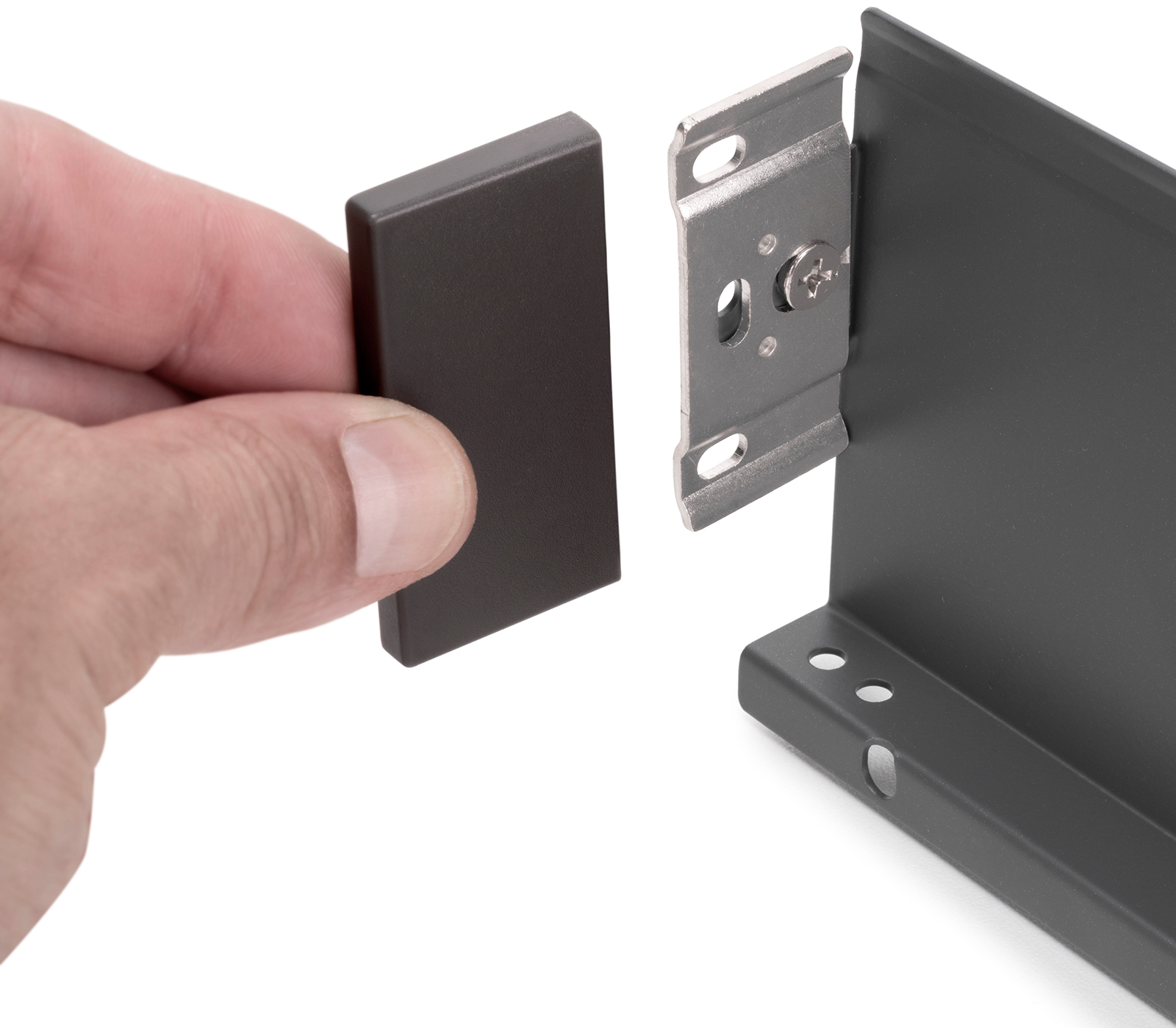 Ladeset, met extra dunne frames, framehoogte 88 mm (3-15/32"), oppervlak: antracietgrijs, 300 mm (11-13/16"), uitvoering: gedeeltelijke uittrekbare met softclose, 3275035. ladeset voor keukenmeubels en nog veel meer, van EMUCA - Afbeelding 6