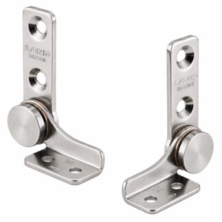 Set van 2 wrijvingscharnieren (links + rechts), koppel: 6 N·m, HG-TB30. 2 hoogwaardige wrijvingscharnieren voor apparaatdeksels, meubelkleppen, monitorbehuizingen en nog veel meer, door Sugatsune / LAMP® (Japan)