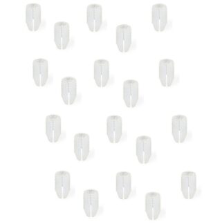 20-delige stevige inrijhuls geschikt voor schroeven ⌀3 mm, gemaakt van nylon (PA), 10 mm (25/64"), 9040920. Praktische uitbreidingshuls voor meubelaansluiting, korpusmontage, plankmontage en nog veel meer, van EMUCA