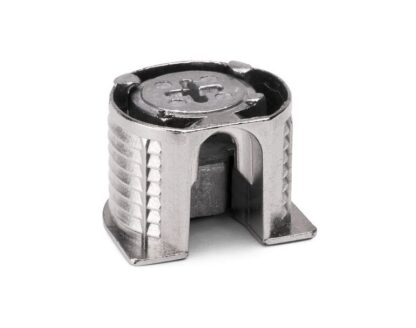 20 stuks stabiele excentrische verbinding ⌀20 mm met flens en klauwbuitenmantel voor plaatdikte 19 mm (3/4"), gemaakt van Zamak, 8070907. Robuuste excentrische connector voor meubelaansluiting en nog veel meer, van EMUCA - Afbeelding 3