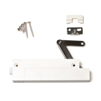 Zachte klepfitting, compact CSD-10-TV-M-WT, door Sugatsune / LAMP (Japan)