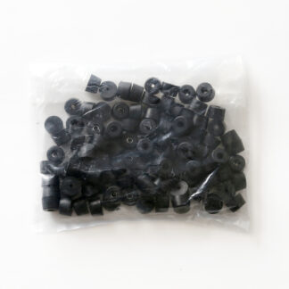 Verstelbare voet, rubber, pak van 100 K-16-P100, door Sugatsune / LAMP (Japan)