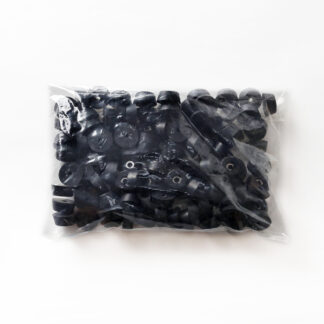 Verstelbare voet, rubber, pak van 100 K-24-P100, door Sugatsune / LAMP (Japan)