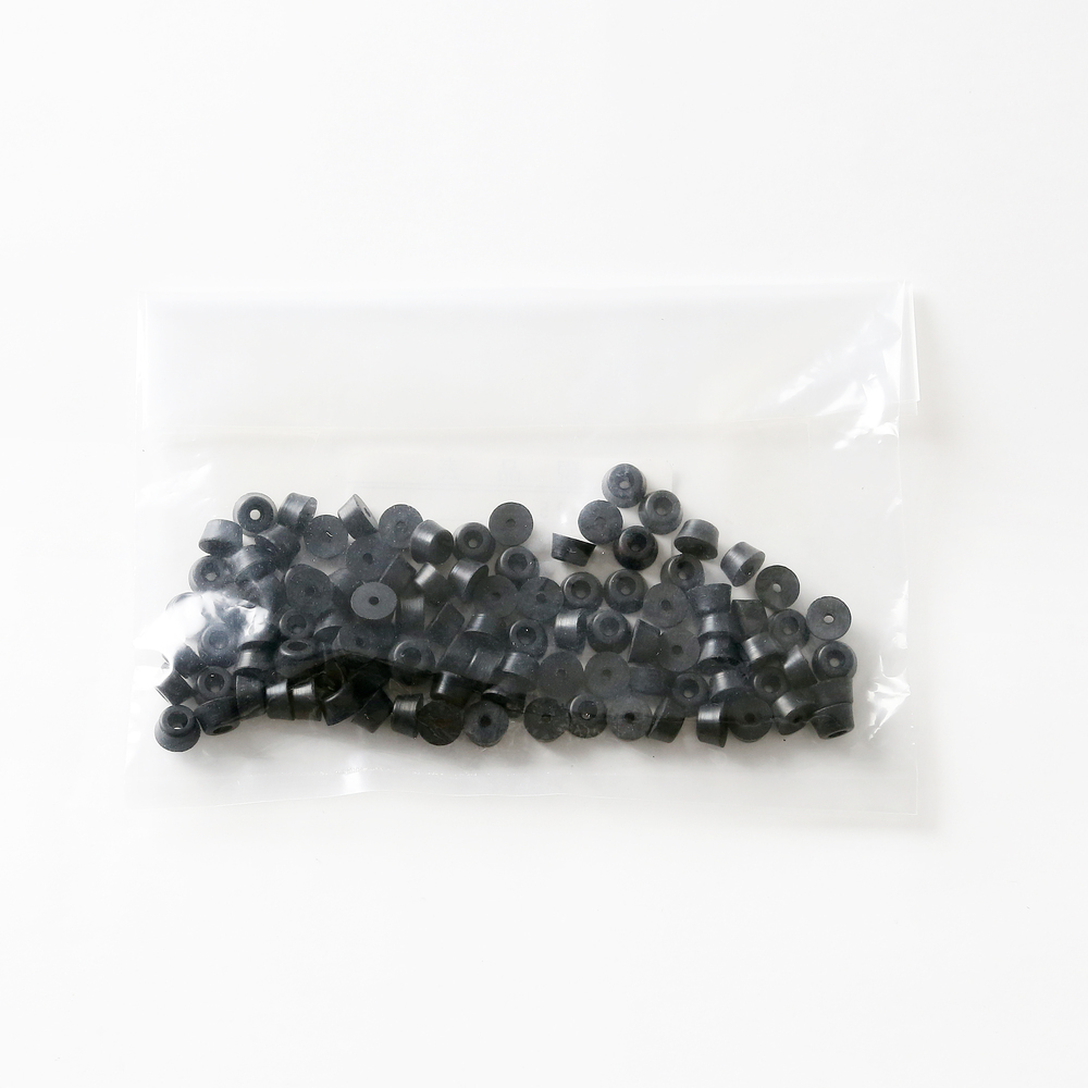 Verstelbare voet, rubber, pakket van 100 K-95-P100, door Sugatsune / LAMP (Japan)