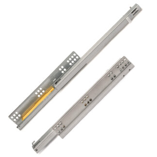 Ondervloergeleiders, 3123105, 300 mm (11-13/16"), van EMUCA, draagvermogen: 25 kg (56 lbs), uitvoering: gedeeltelijk uittrekbaar met push-to-open. Product afbeelding