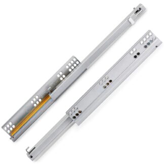Geleiders onder de vloer, 3019005, 250 mm (9-27/32"), van EMUCA, draagvermogen: 25 kg (56 lbs), uitvoering: gedeeltelijk uittrekbaar met softclose. Product afbeelding