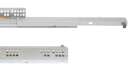 Geleiders onder de vloer, draagvermogen: 30 kg (67 lbs), 550 mm (21-21/32"), uitvoering: volledig uittrekbaar met softclose, 3124605. Hoogwaardige ondervloeruittrekelementen voor houten lades, houten lades, houten planken en nog veel meer, van EMUCA - Afbeelding 4