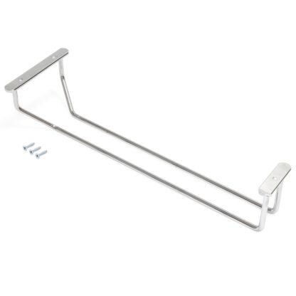 Hoogwaardige wijnglashouder, gemaakt van staal, oppervlak: verchroomd, 340 mm (13-25/64"), 8938011. Praktische glazenhouder voor wijnglazen, champagneglazen, cocktailglazen, cognacglazen, bekers en nog veel meer, van EMUCA