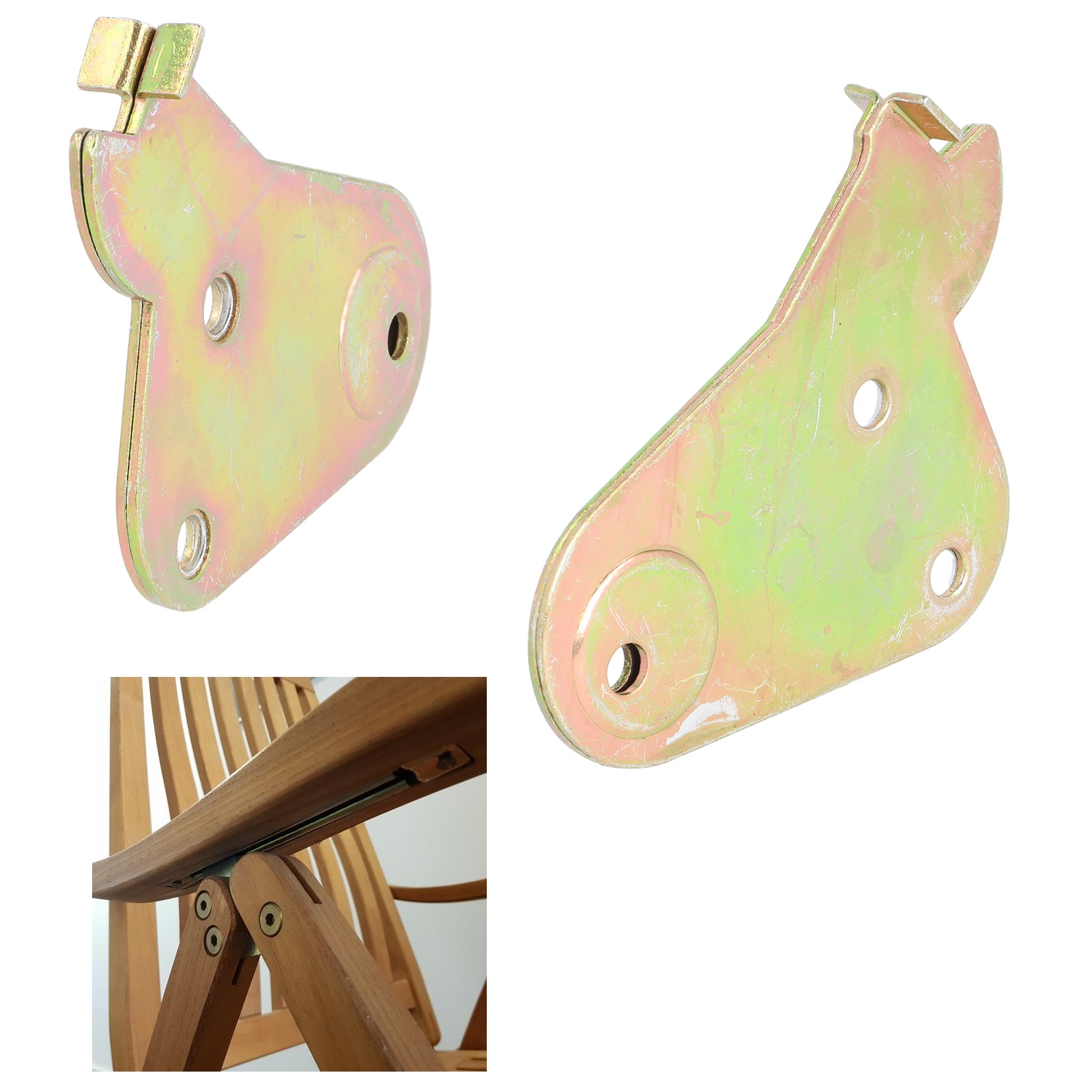 Weerbestendige pal, van SISO, gegalvaniseerd, geel. Productfoto